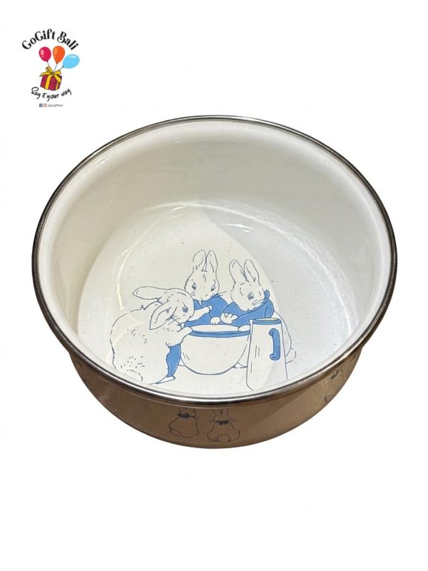 Enamelware - Bowl Bunnies