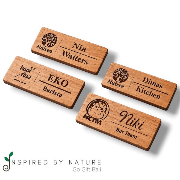 Wooden Name Tag - Preorder