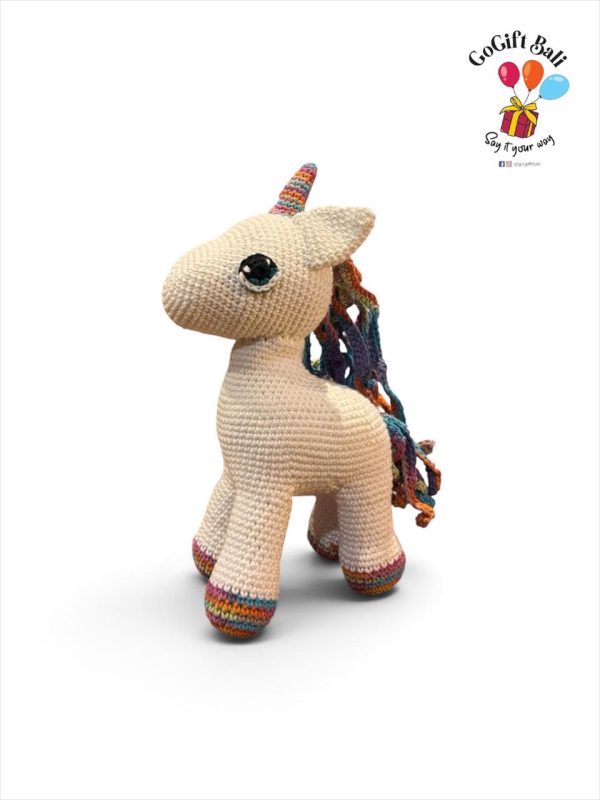 Unicorn Knitting Doll